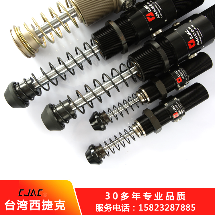 節(jié)流小孔式油壓緩沖器是如PE系列油壓緩沖器何工作的？